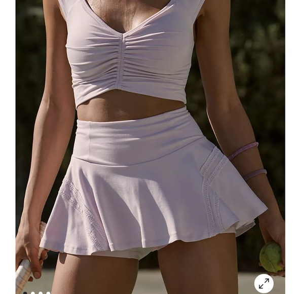 Free People Pleats and Thank You Tennis Skirt - Picture 1 of 4